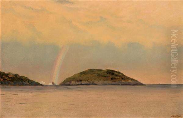 Rainbow Over The Arctic Oil Painting by William Bradford