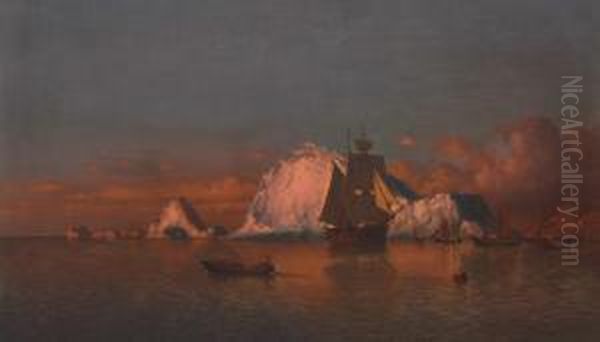 Fishing Off The Coast Of Labrador Oil Painting by William Bradford