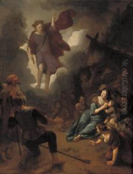 The Adoration Of The Shepherds Oil Painting by Richard Brakenburgh