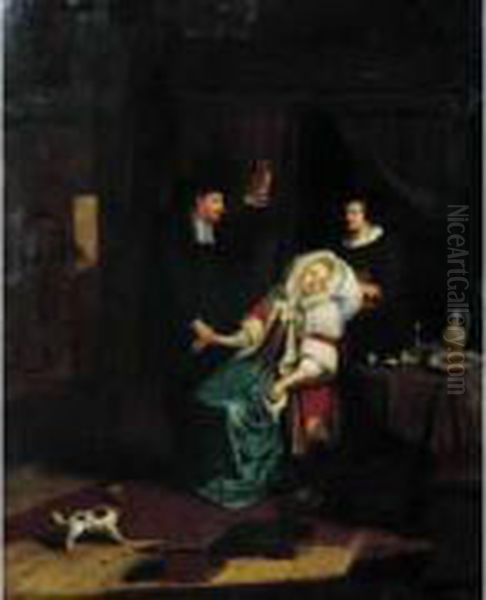 Le Medecin Oil Painting by Richard Brakenburgh