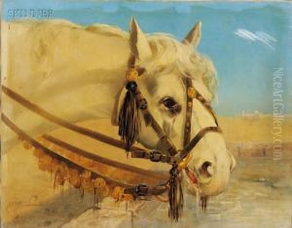 The Arabian Mount Oil Painting by Clarence E. Braley