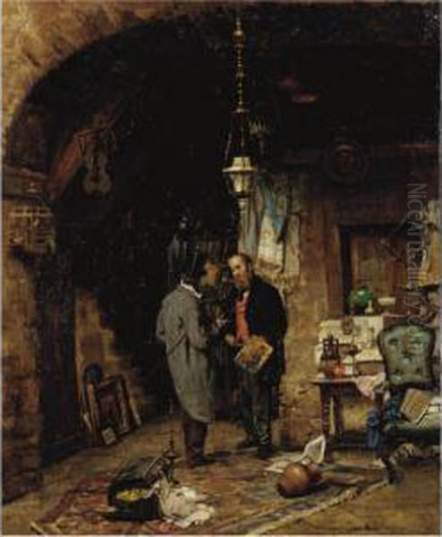 The Antiquarium Oil Painting by Ferdinando Brambilla