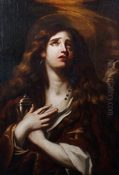 The Penitent Magdalene Oil Painting by Giacinto Brandi