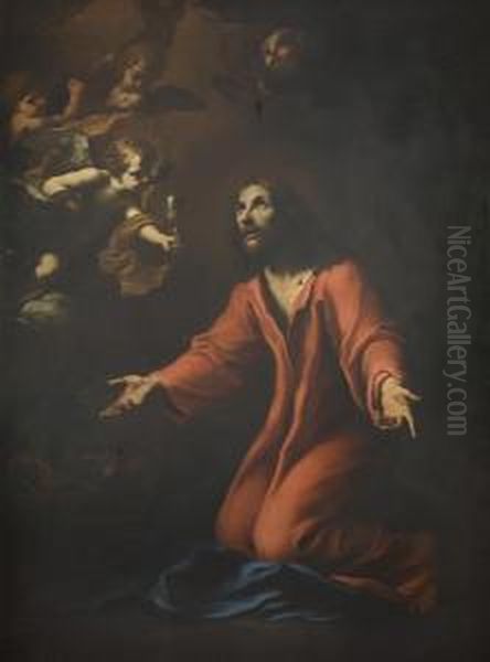 Cristo Nell'orto Oil Painting by Giacinto Brandi