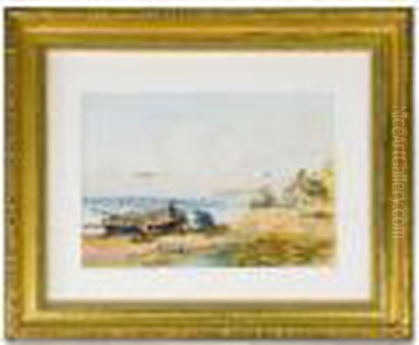 Coastal Scene Oil Painting by John Francis Branegan