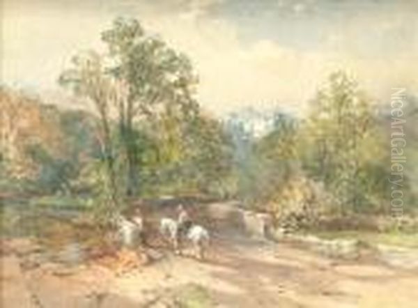 Wickhambridge, Stapleton Oil Painting by Charles Brooke Branwhite