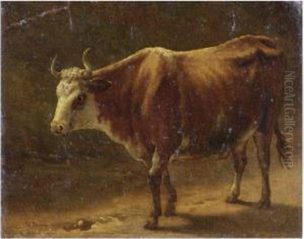 Toro Oil Painting by Jacques Raymond Bracassat