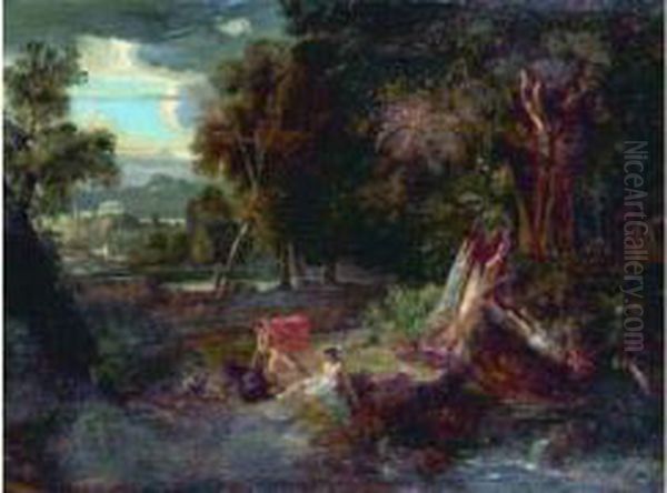 La Chasse De Meleagre Oil Painting by Jacques Raymond Bracassat