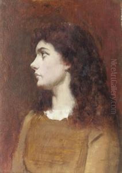 Distant Thoughts Oil Painting by William A. Breakspeare