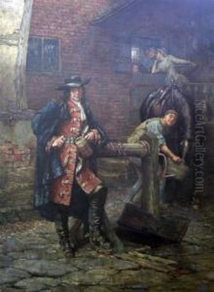 The Highwayman Oil Painting by William A. Breakspeare