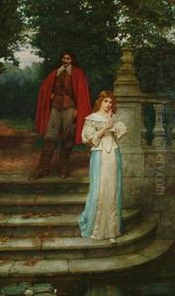 An Important Letter Oil Painting by William A. Breakspeare