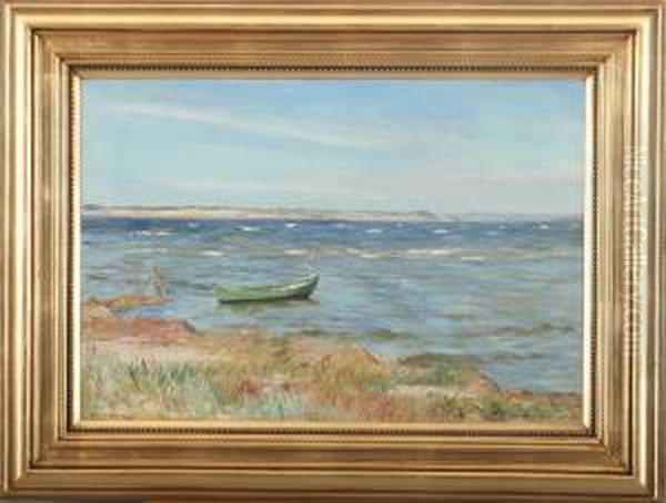 Costal Scenery Oil Painting by Johan Ulrik Bredsdorff