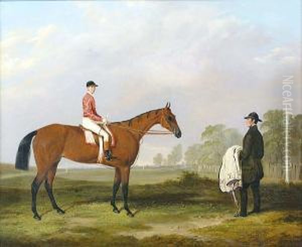 A Sure Winner Oil Painting by Thomas W. Bretland