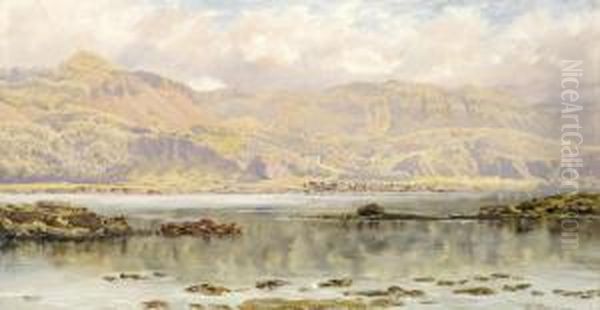 Hills Of Argyll Oil Painting by John Edward Brett