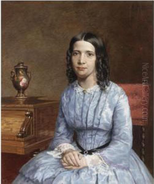 Matilda Berry Oil Painting by John Edward Brett