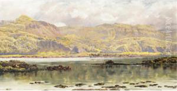 Hills Of Argyll Oil Painting by John Edward Brett