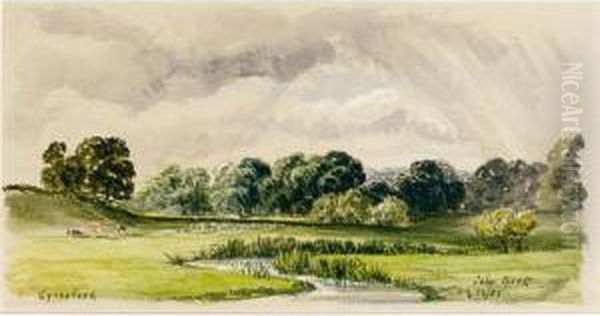 Eynesford Oil Painting by John Edward Brett