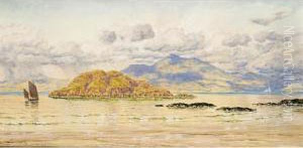 Maiden Island Oil Painting by John Edward Brett