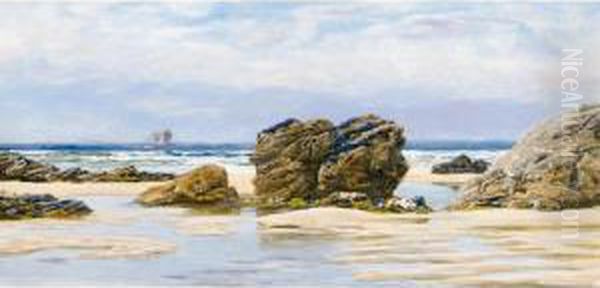 Crigga Pools Oil Painting by John Edward Brett