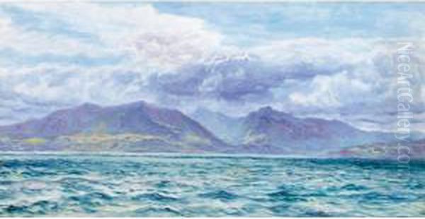 Arran Oil Painting by John Edward Brett