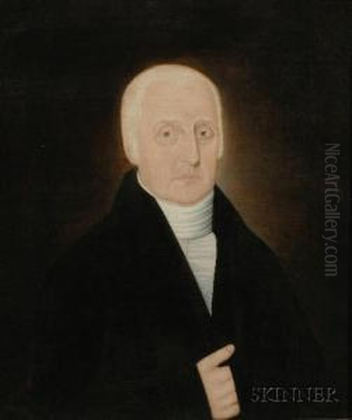 Portrait Of Dr. Joseph Osgood Of Andover And Salem Oil Painting by John, Brewster Jnr.