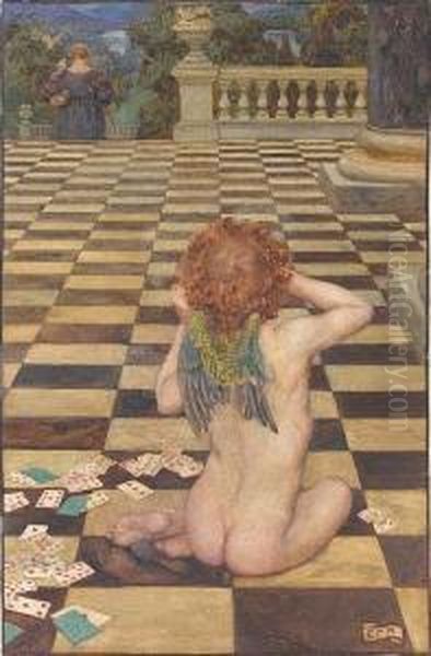 O Love! Oil Painting by Eleanor Fortescue Brickdale