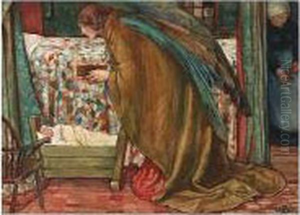 The Gift That Is Better Than Rubies Oil Painting by Eleanor Fortescue Brickdale