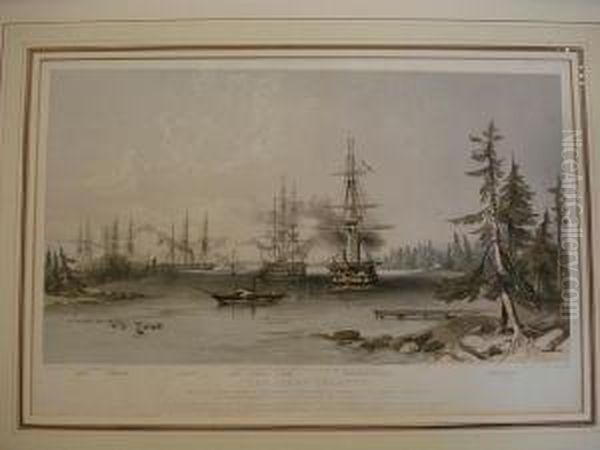 The Aland Islands Oil Painting by Sir Oswald Walter Brierly