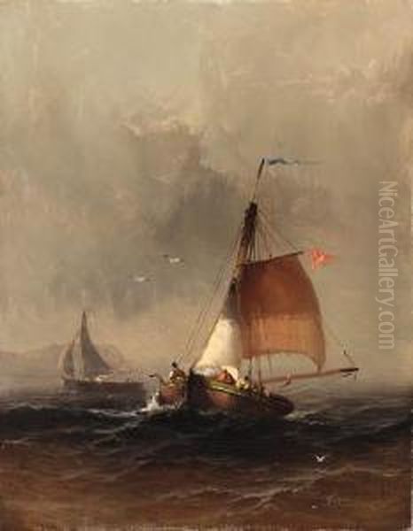 Making For The Harbor Oil Painting by Franklin Briscoe