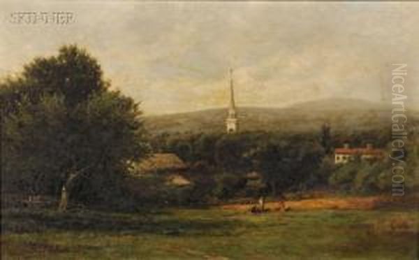 Landscape With Church by John Bunyan Bristol