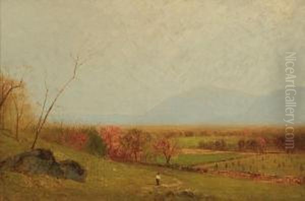 An Autumn Vista Oil Painting by John Bunyan Bristol