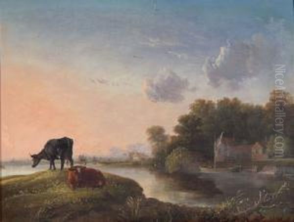 Signed Oil Painting by Edmund Bristow