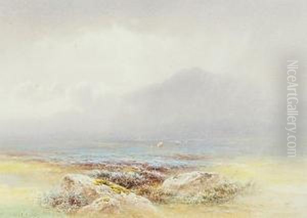 September Showers, Brendan Moor, Exmoor Oil Painting by Charles Edward Ii Brittan