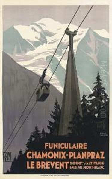 Funiculaire Chamonix-planpraz by Roger Broders