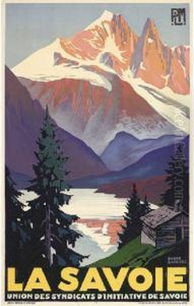 La Savoie Oil Painting by Roger Broders