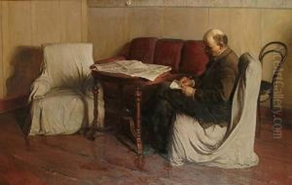 Lenin In Smolny Oil Painting by Isaak Israilevich Brodsky