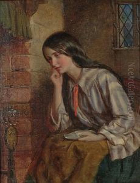 Cinderella. Oil Painting by William Bromley