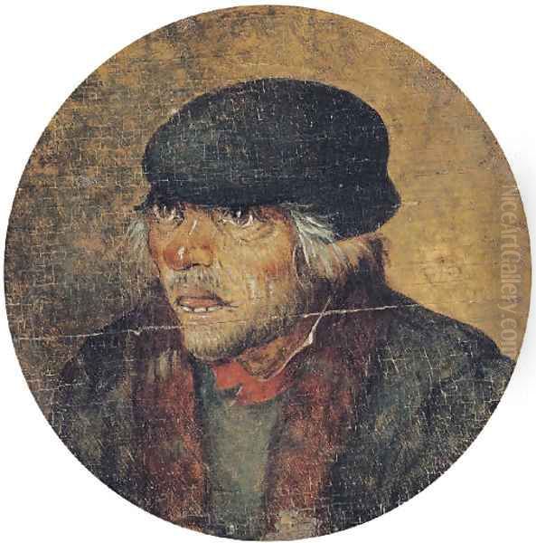 A peasant Oil Painting by Pieter The Younger Brueghel