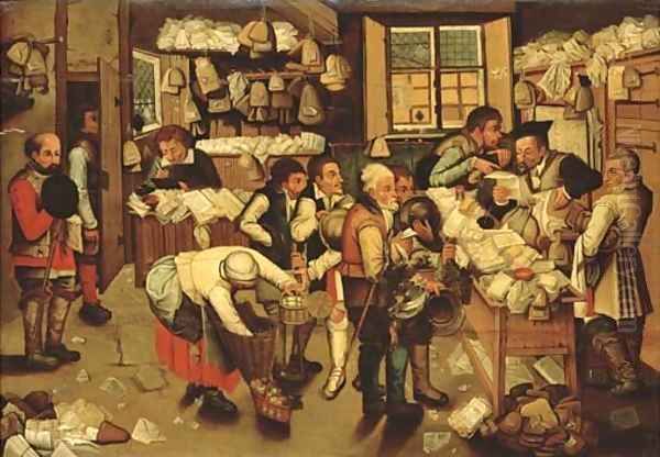 The Payment of the Tithes 2 Oil Painting by Pieter The Younger Brueghel