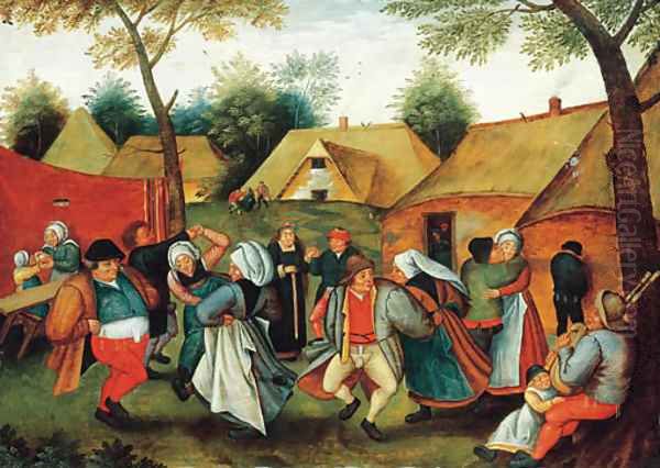 The Wedding Dance Oil Painting by Pieter The Younger Brueghel