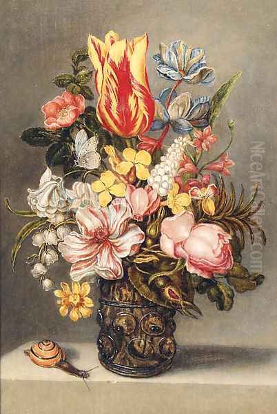 Flowers Oil Painting by Ambrosius the Elder Bosschaert