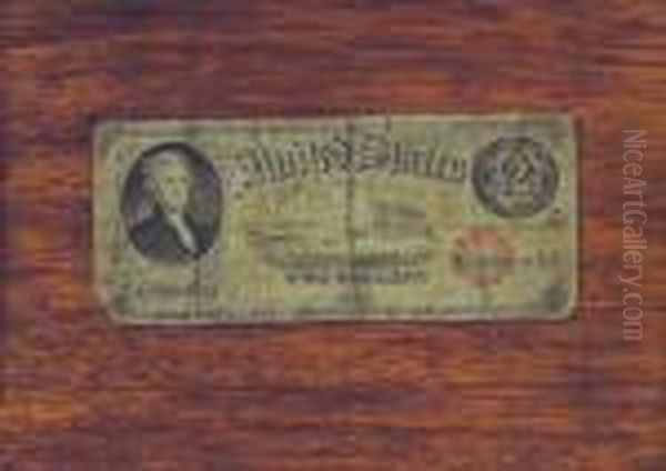 Two Dollar Bill Oil Painting by Nicholas Alden Brooks