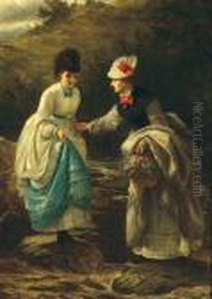 A Trusted Friend Oil Painting by Thomas Brooks