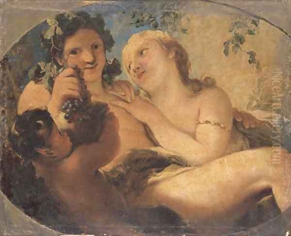 Bacchus and Ariadne Oil Painting by Antonio Bellucci