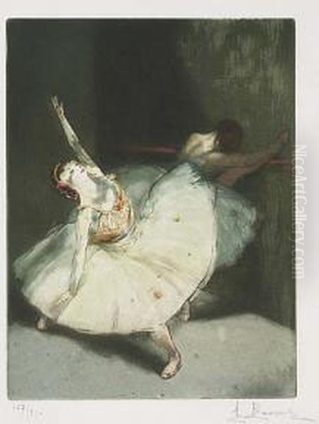 Danseuse Oil Painting by Auguste Brouet