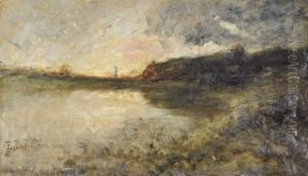 Etang Oil Painting by Eugene Brouillard