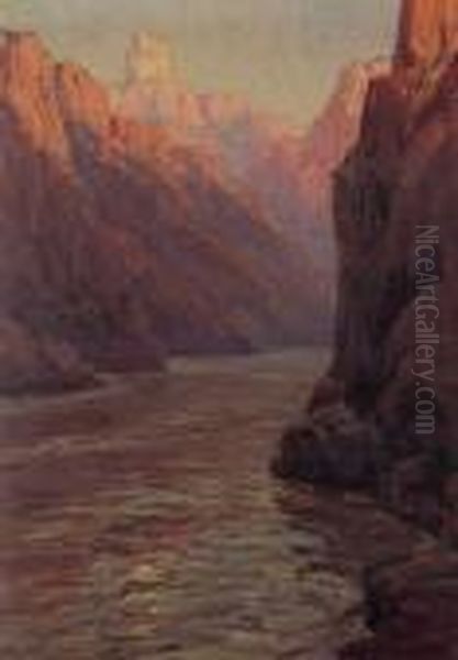 Grand Canyon Oil Painting by Benjamin Chambers Brown