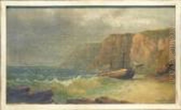 Ship Ashore Oil Painting by George Loring Brown