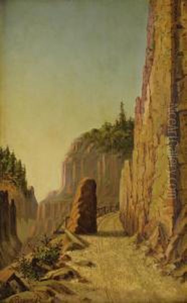 Grand Canyon Yellowstone Oil Painting by Grafton Tyler Brown