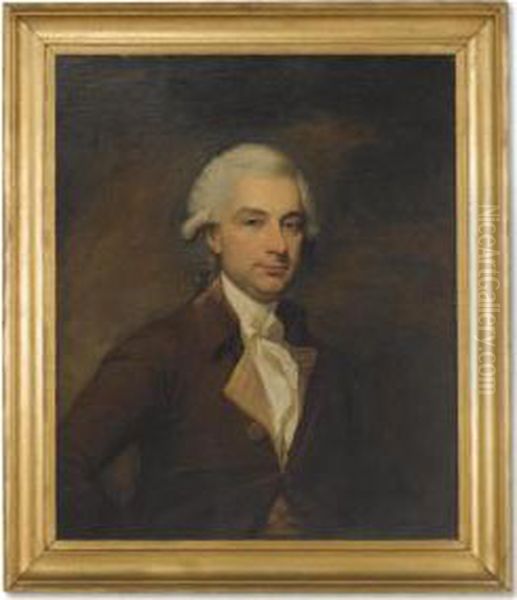 Portrait Of F. W. Geyer Oil Painting by Mather Brown